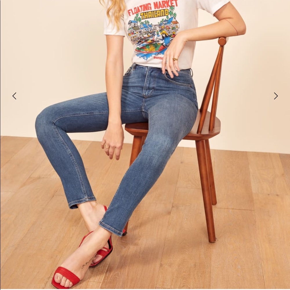 Reformation high & skinny jeans